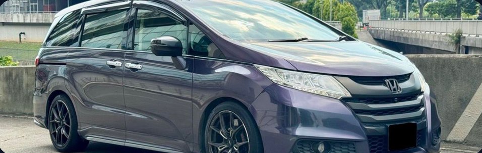 Honda Odyssey — purple 7-seater MPV, SG-plated