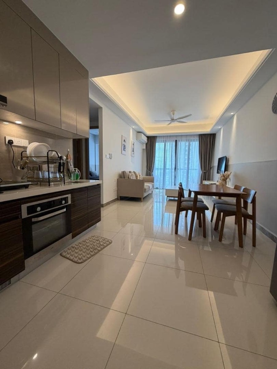 Living area of the R&F Phase 2 apartment